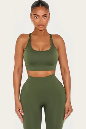PRETTYLITTLETHING Shape Seamless Active Cupped Sports Bra