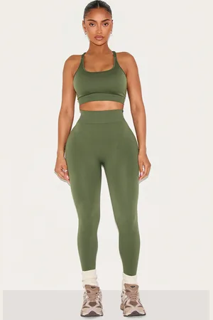 PRETTYLITTLETHING Shape Seamless Active Ruched Bum Highwaisted Leggings