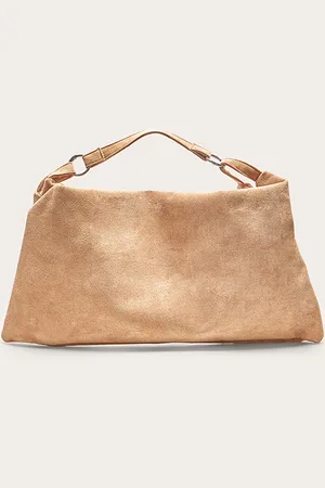 PRETTYLITTLETHING Faux Suede Slouchy Shoulder Bag