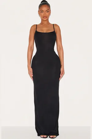 PRETTYLITTLETHING Shape Jersey Strappy Maxi Dress