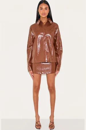 PRETTYLITTLETHING Faux Leather Mini Skirt