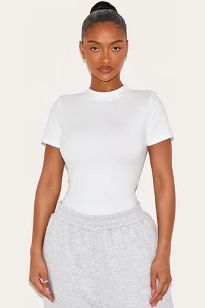 PRETTYLITTLETHING Shape Sculpted Short Sleeve Bodysuit