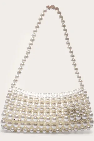 PRETTYLITTLETHING Pearl Shoulder Bag