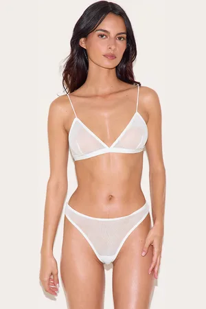 PRETTYLITTLETHING Mesh Basic Triangle Bra
