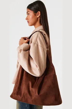 PRETTYLITTLETHING Faux Suede Slouchy Tote