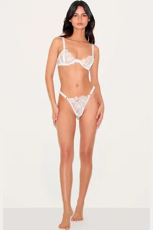 PRETTYLITTLETHING Eyelash Lace Thong