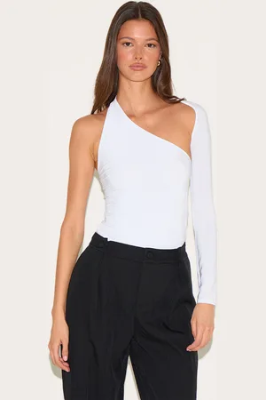 PRETTYLITTLETHING One Shoulder Asymmetric Bodysuit