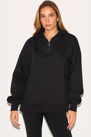 PRETTYLITTLETHING Oversized Funnel Neck Hoodie