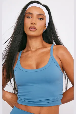 PRETTYLITTLETHING Petrol Ultimate Sculpt Strappy Gym Vest