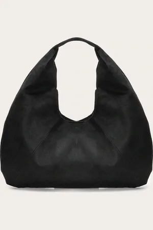 PRETTYLITTLETHING Faux Suede Rounded Tote
