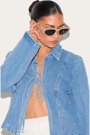 PRETTYLITTLETHING Taupe Chunky Angled Sunglasses