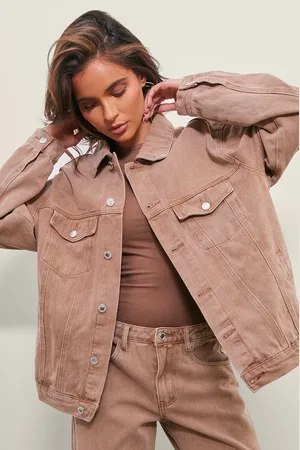 PRETTYLITTLETHING Oversized Boyfriend Denim Jacket