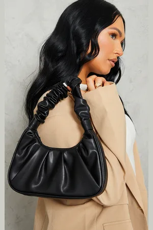 PRETTYLITTLETHING Extreme Ruched Handle Shoulder Bag