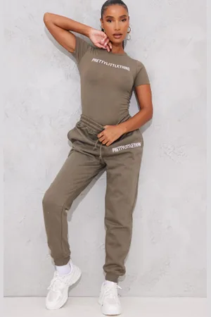 PRETTYLITTLETHING High Waist Cuffed Jogger