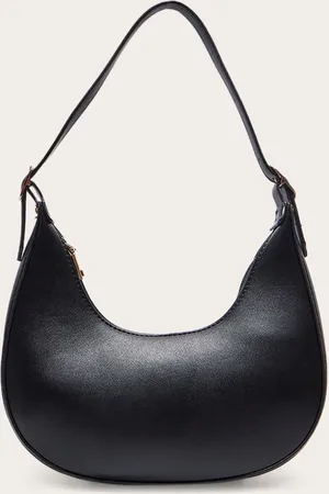 PRETTYLITTLETHING Curved PU Shoulder Bag