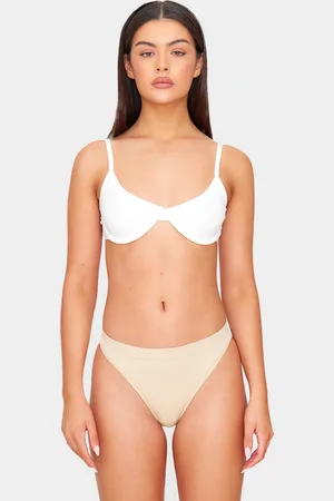 PRETTYLITTLETHING Brown Multi Pack of 3 Seamless Thongs