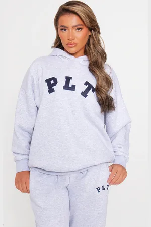 PRETTYLITTLETHING Logo Oversized Hoodie