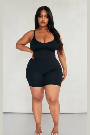 PRETTYLITTLETHING Plus Shapewear Unitard
