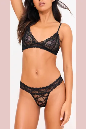 PRETTYLITTLETHING Basic Lace Thong