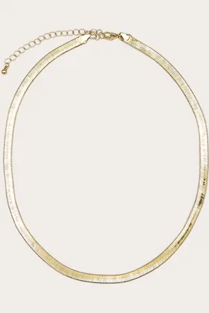 PRETTYLITTLETHING Gold Plated Snake Necklace