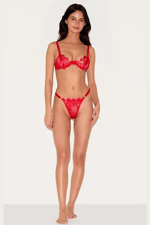 PRETTYLITTLETHING Eyelash Lace Thong