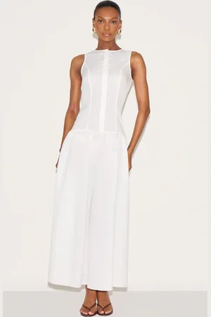 PRETTYLITTLETHING Button Down Drop Waist Maxi Dress