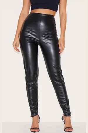 PRETTYLITTLETHING Faux Leather High Waisted Leggings