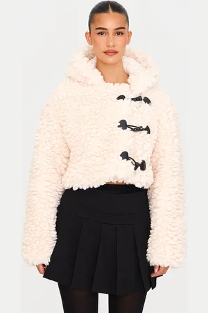 PRETTYLITTLETHING Woven Dropped Waist Pleated Detail Mini Skirt