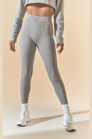 PRETTYLITTLETHING Basic Structured Contour Rib Leggings