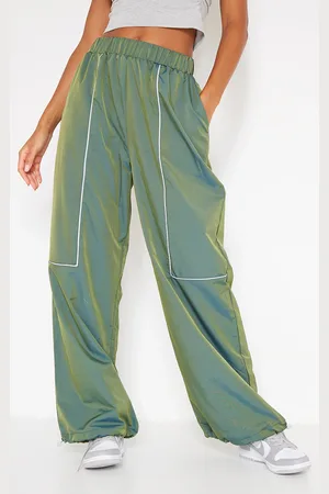 PRETTYLITTLETHING Reflective Piping Detail Track Pants