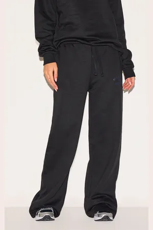 PRETTYLITTLETHING Wide Leg New York Printed Joggers