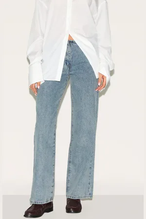 PRETTYLITTLETHING Low Rise No Waistband Straight Leg