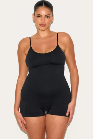 PRETTYLITTLETHING Seam Shapewear Unitard