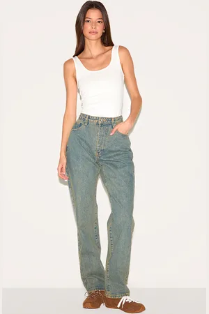 PRETTYLITTLETHING Vintage High Waist Straight Leg Jeans