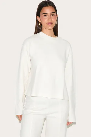 PRETTYLITTLETHING Cream Soft Ribbed Sweater