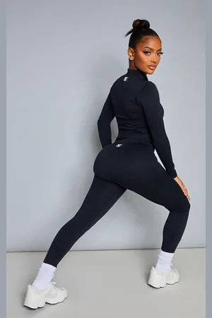 PRETTYLITTLETHING Shape Branded Gym Leggings
