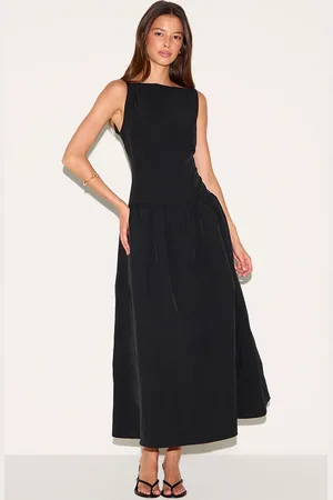 PRETTYLITTLETHING Dropped Waist Midaxi Dress