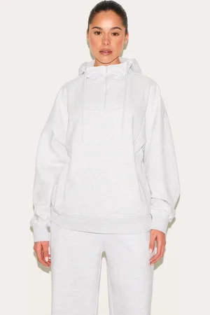 PRETTYLITTLETHING Oversized Funnel Neck Hoodie