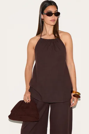 PRETTYLITTLETHING Halterneck Top