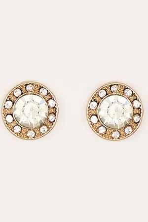 PRETTYLITTLETHING Stud Crystal earrings