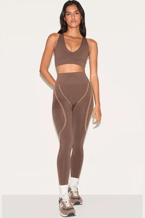 PRETTYLITTLETHING Ribbed Seamless High Waisted Leggings