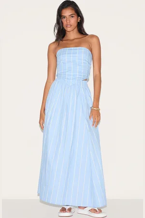PRETTYLITTLETHING Cotton Poplin A Line Low Rise Maxi Skirt