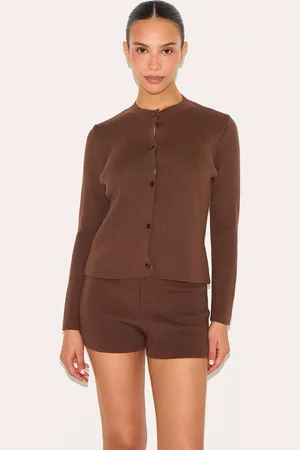 PRETTYLITTLETHING Petite Knitted Button Up Cardigan