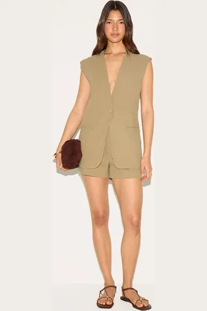 PRETTYLITTLETHING Linen Look Woven Tailored Shorts
