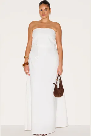 PRETTYLITTLETHING Plus Maxi Bandeau Dress