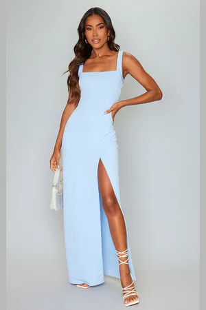 PRETTYLITTLETHING Straight Neck Maxi Dress