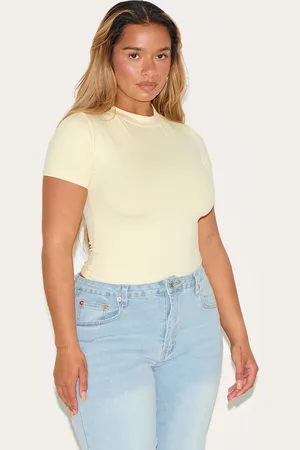 PRETTYLITTLETHING Shape Sculpted Short Sleeve Bodysuit