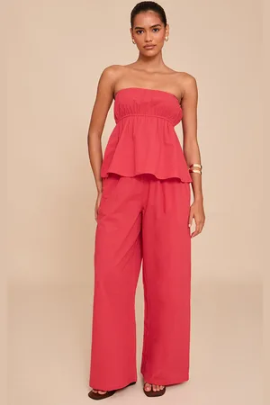 PRETTYLITTLETHING Floaty Wide Leg Trousers