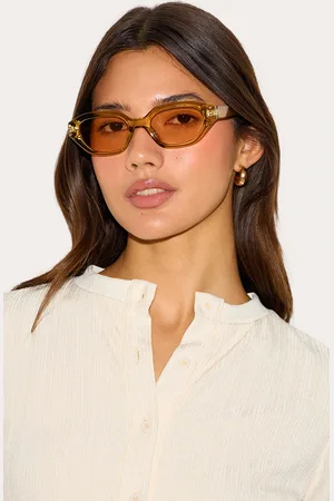 PRETTYLITTLETHING Acrylic Cat Eye Sunglasses