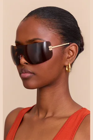 PRETTYLITTLETHING Wrap Around Oversized Visor Sunglasses